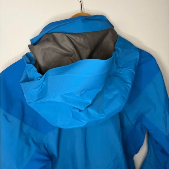 Arc’teryx Gore-Tex Shell Jacket Mens LG Blue Waterproof Alpine Hiking Pit zips - Picture 14 of 16